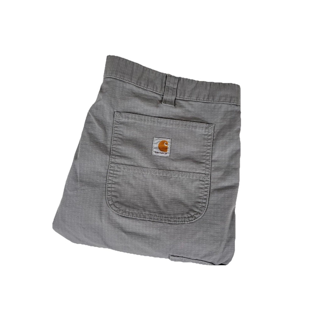 Carhartt Force 103543 Braxton Relaxed Fit Gray Cargo Shorts Ripstop Men's Sz‎ 40
